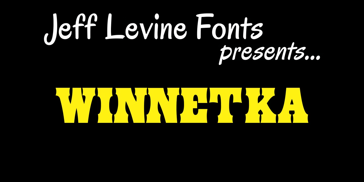 Winnetka Font Family Poster