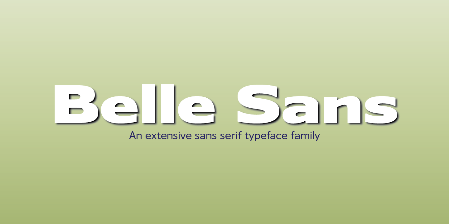 Belle Sans Font Poster #1