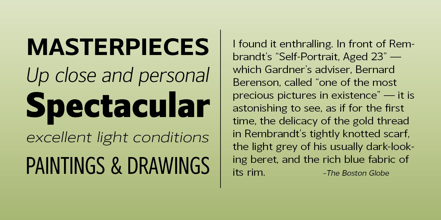 Belle Sans Font Poster #1