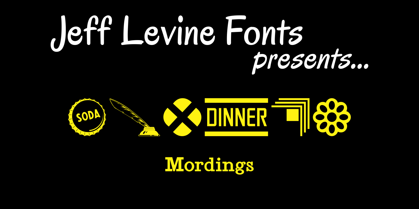 Mordings Font Family Poster