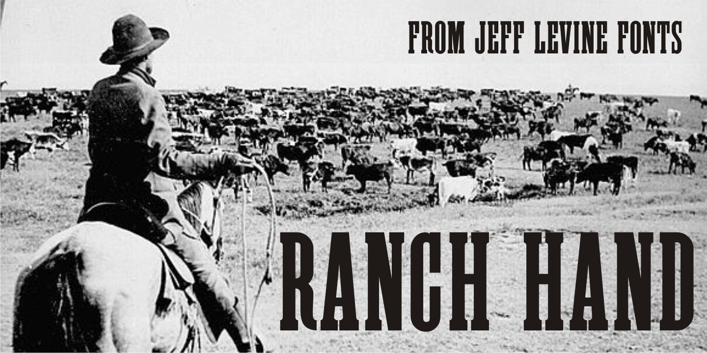 Ranch Hand Font Poster #1