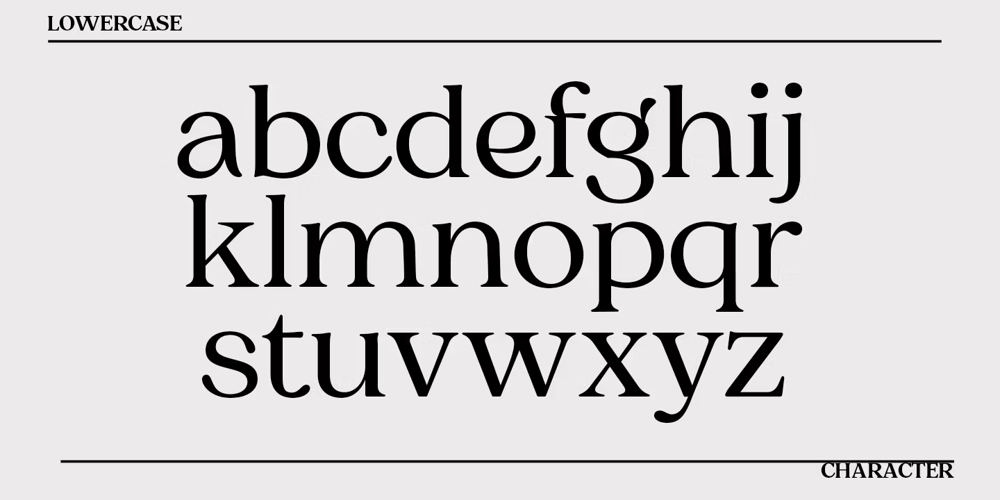 Charman Serif Font Family Poster