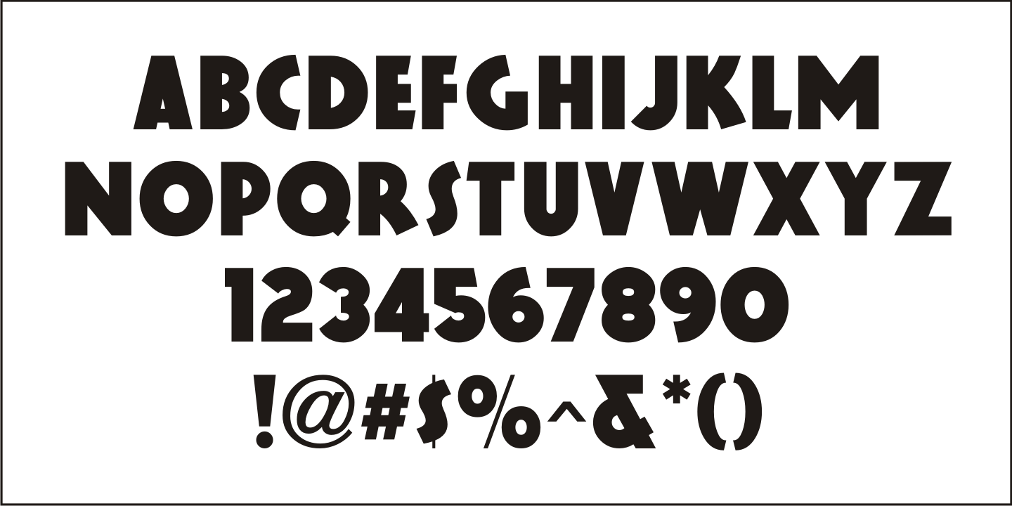 Sky Clipper Font Poster #1