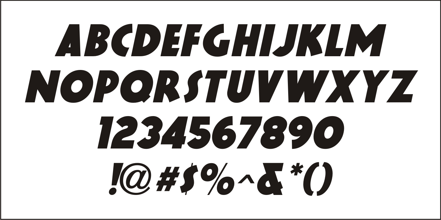Sky Clipper Font Poster #1