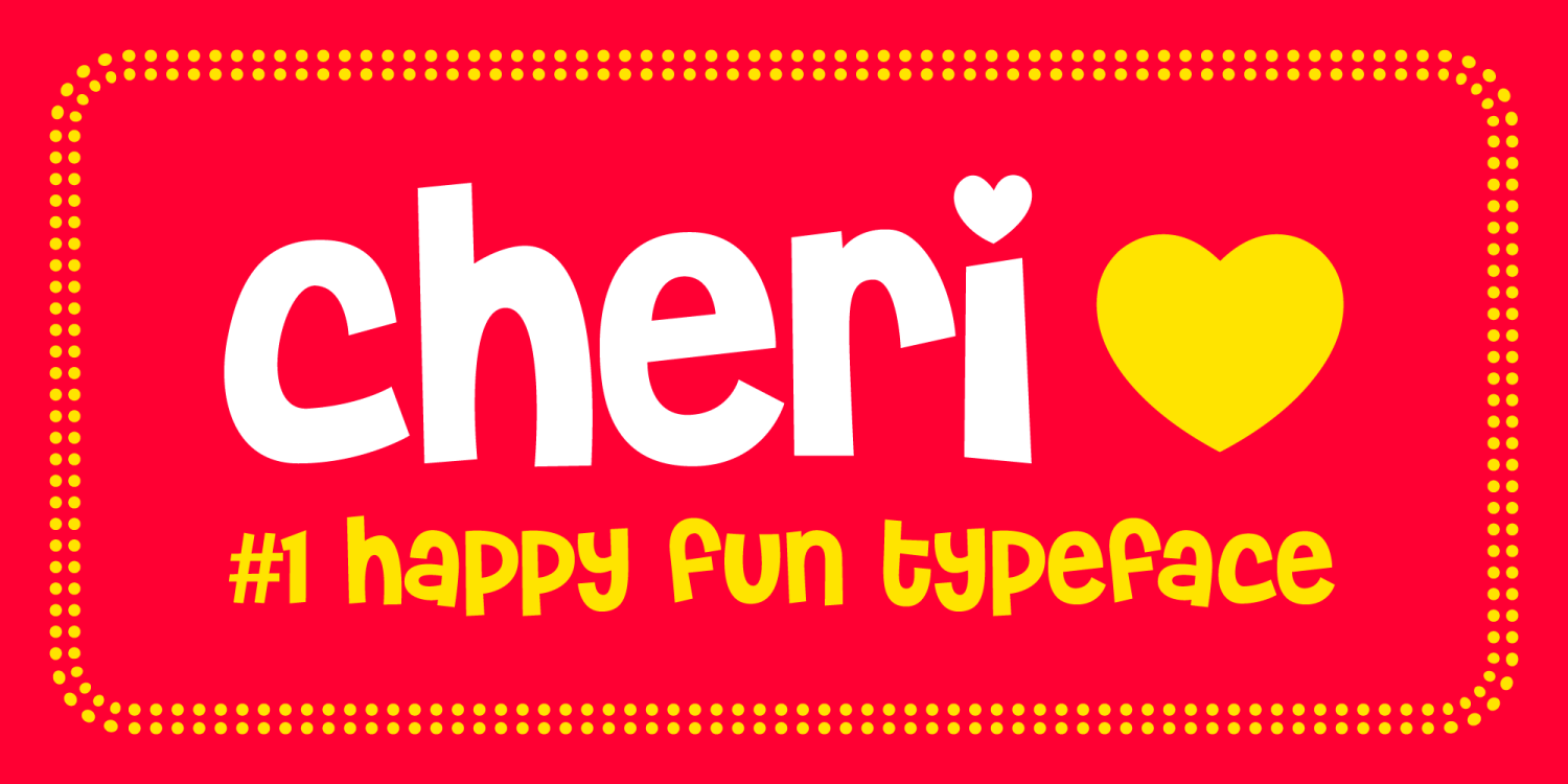 Cheri Font Poster #1