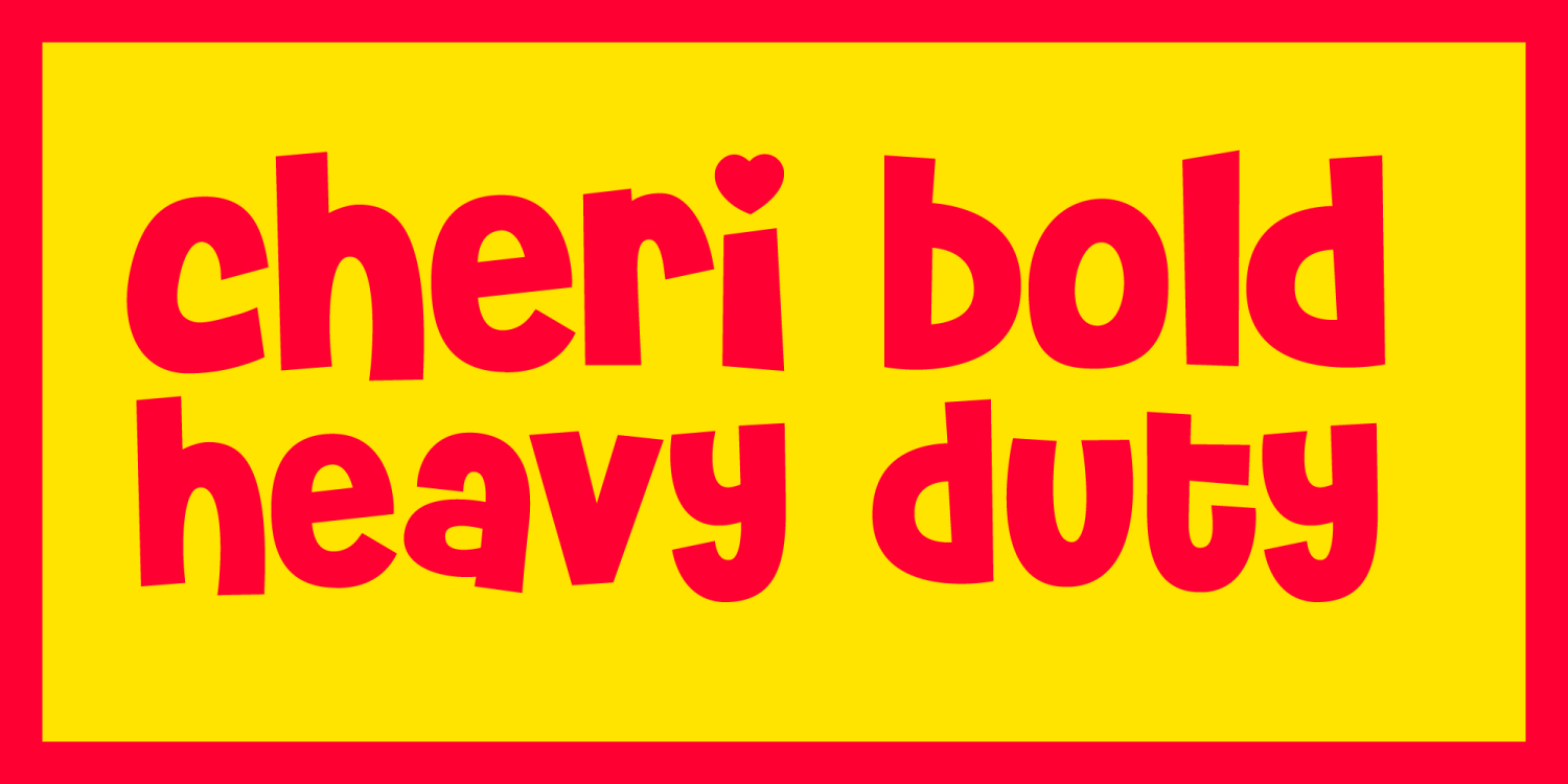 Cheri Font Poster #1