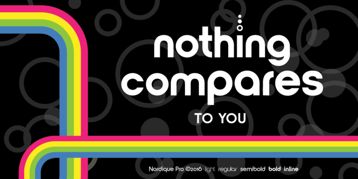 Nordique Pro Font Poster #1