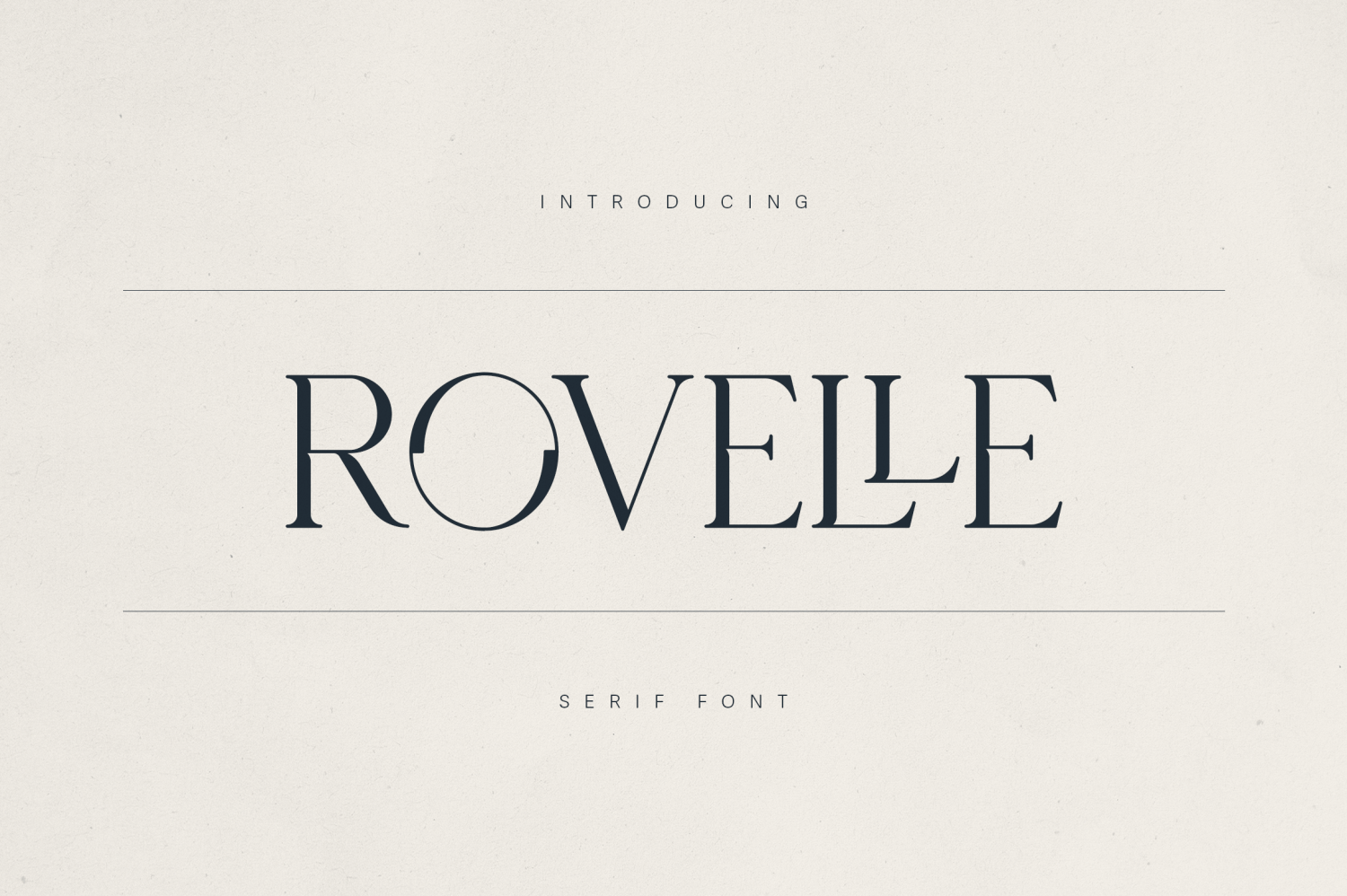 Rovelle Font Poster
