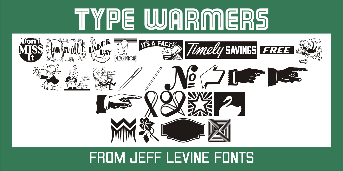 Type Warmers Font Poster #1