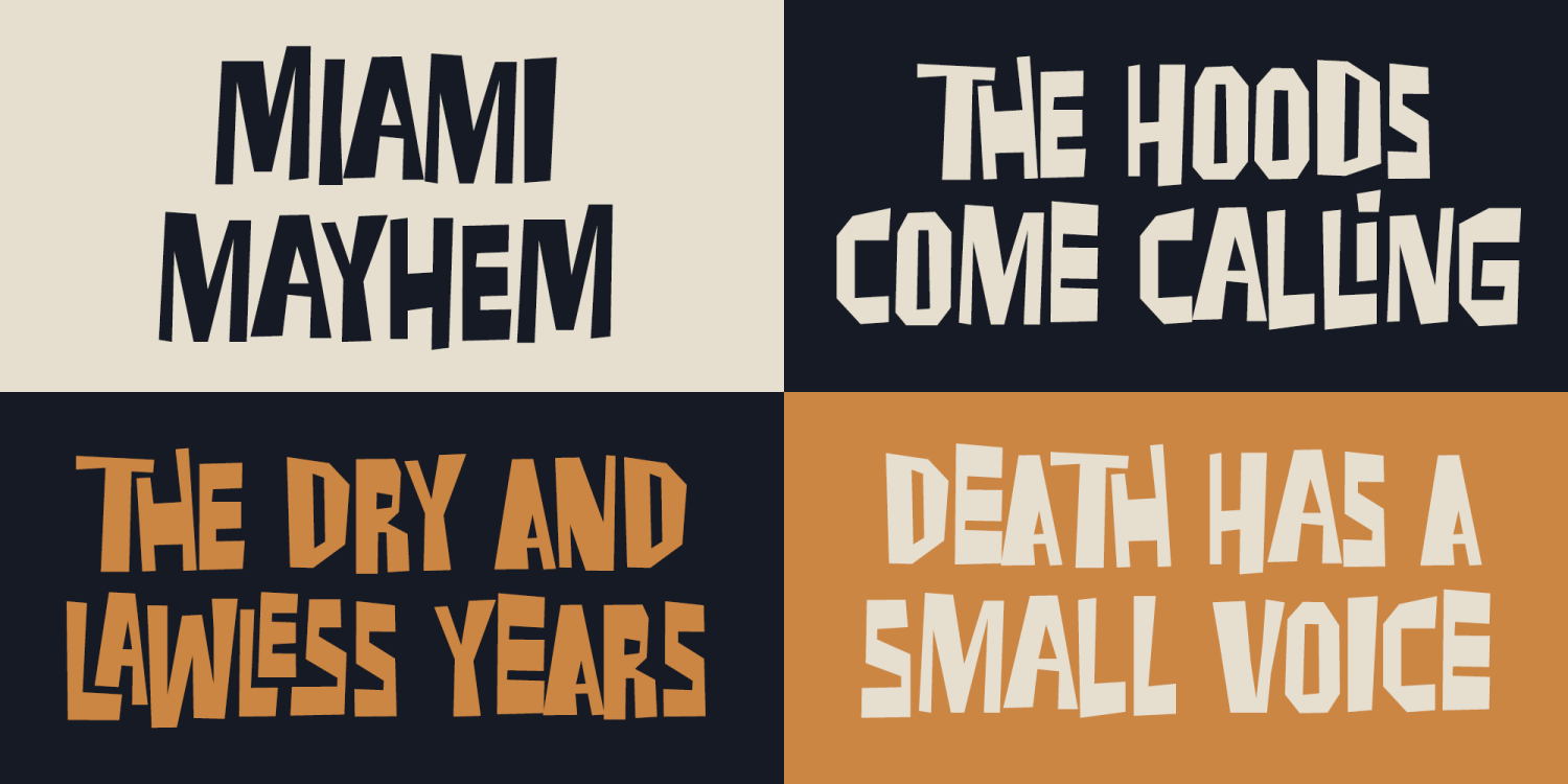 Lawless Years Font Poster #1