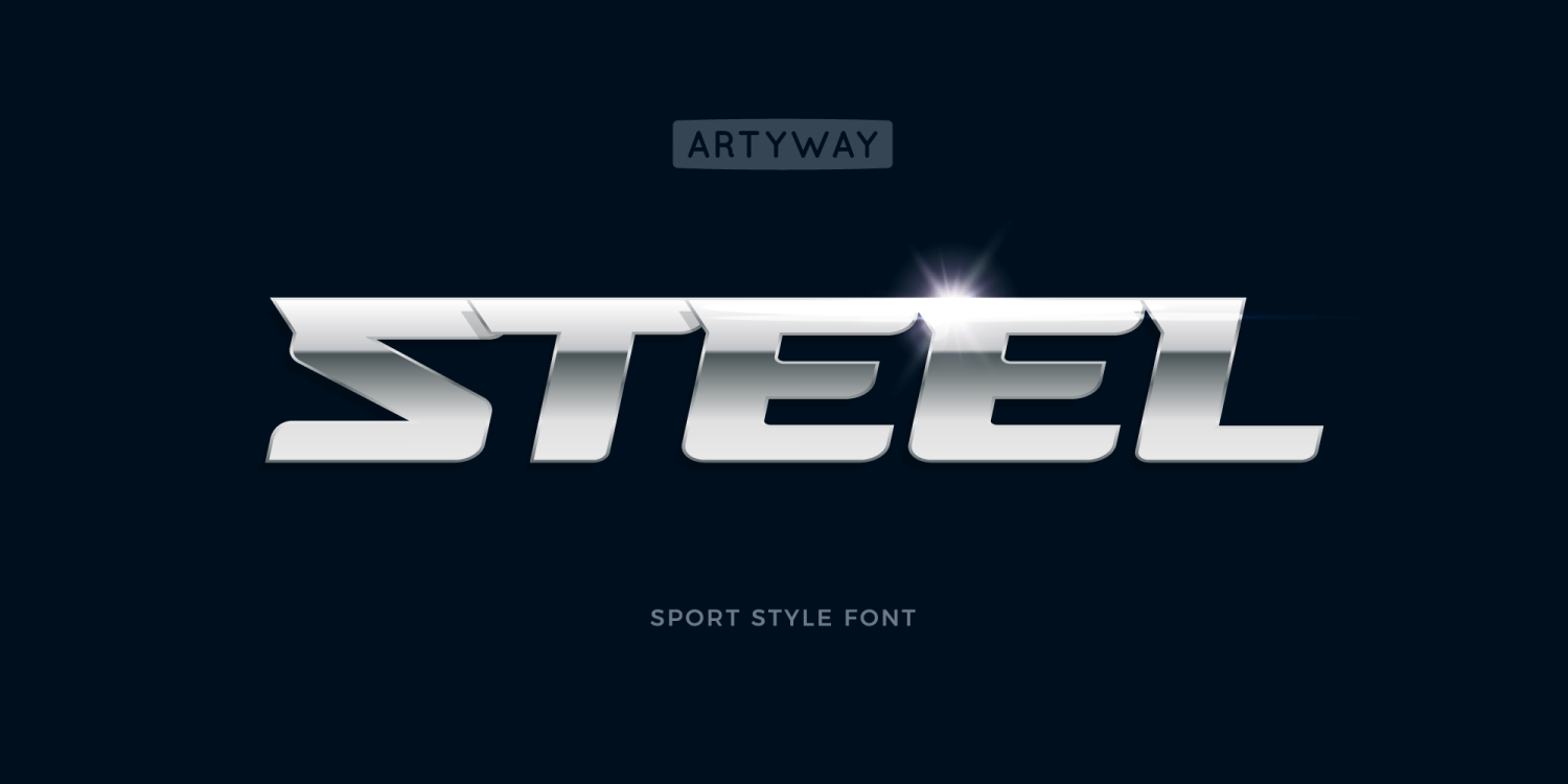 Steel Race Regular Font Family