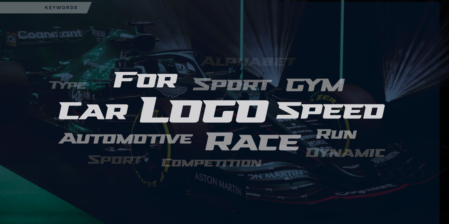 Steel Race Regular Font Poster #4
