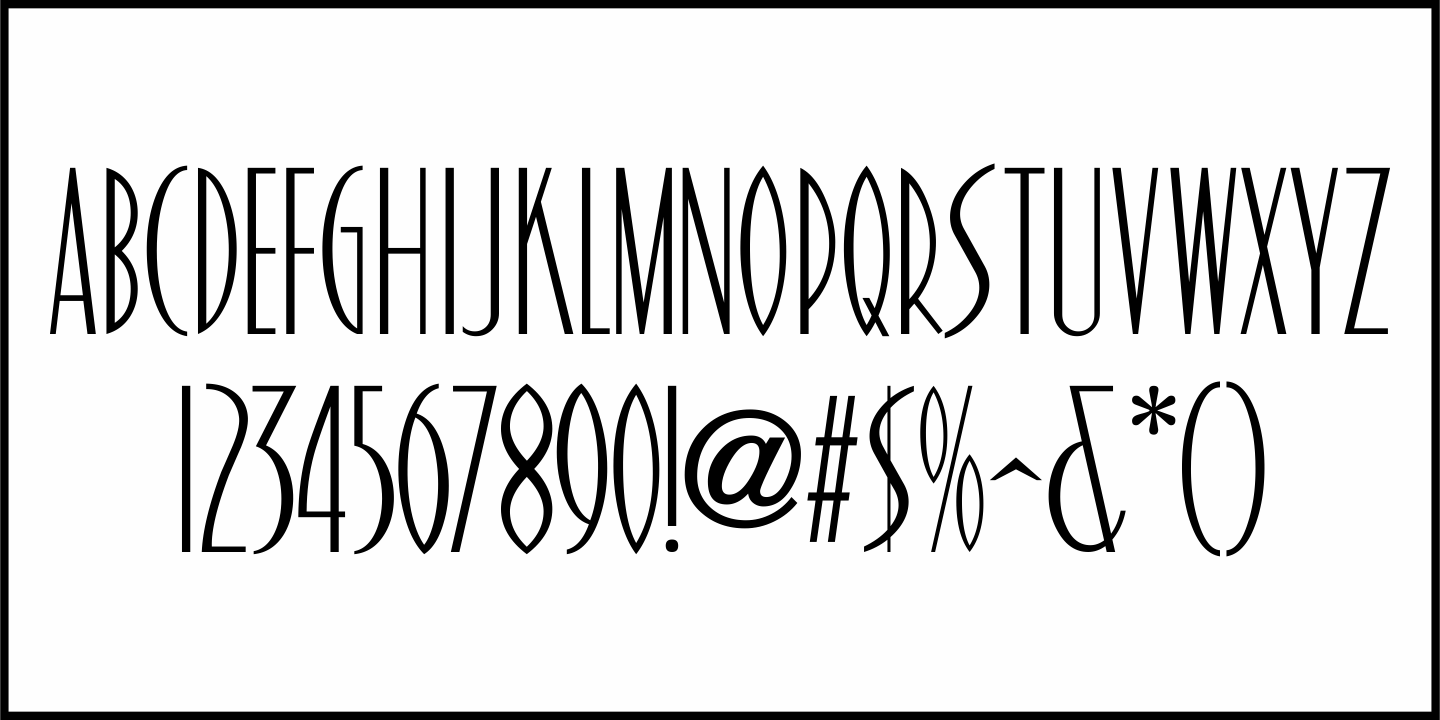 Now Showing Font Poster #3