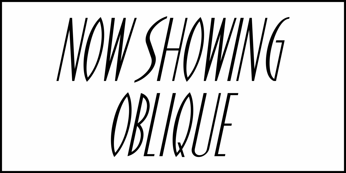 Now Showing Font Poster #1
