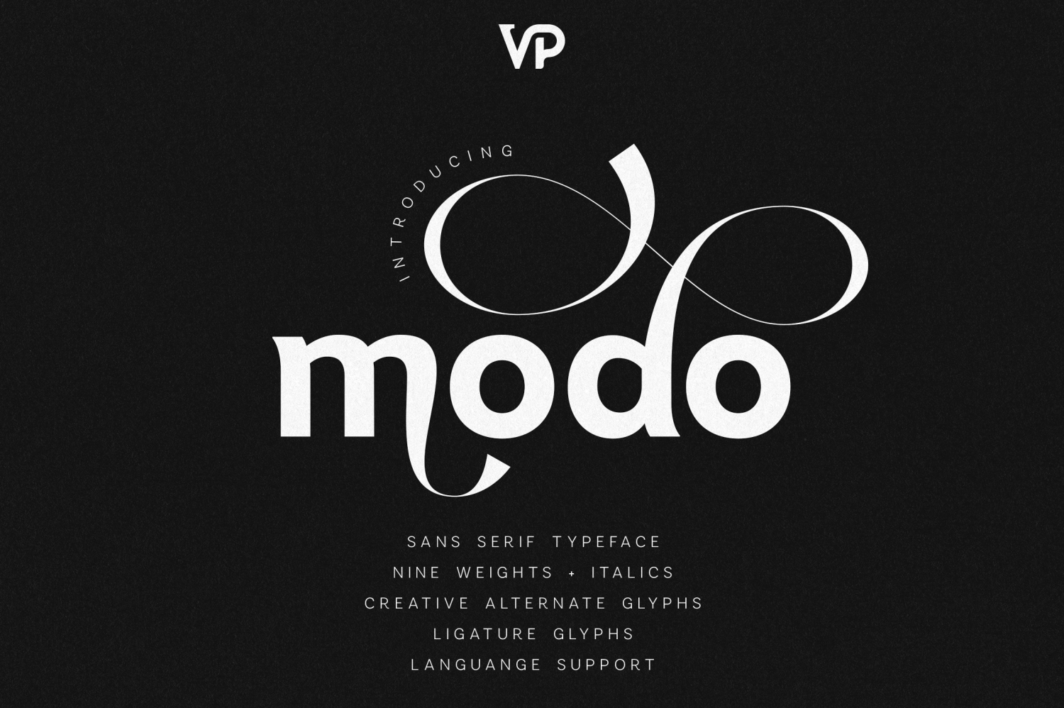 Modo Font Poster #1
