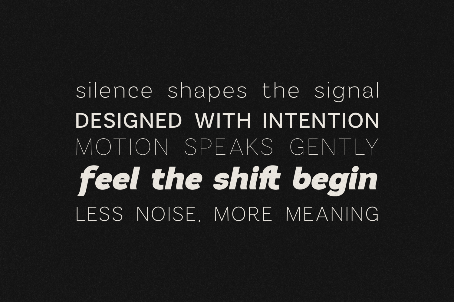 Modo Font Poster #1