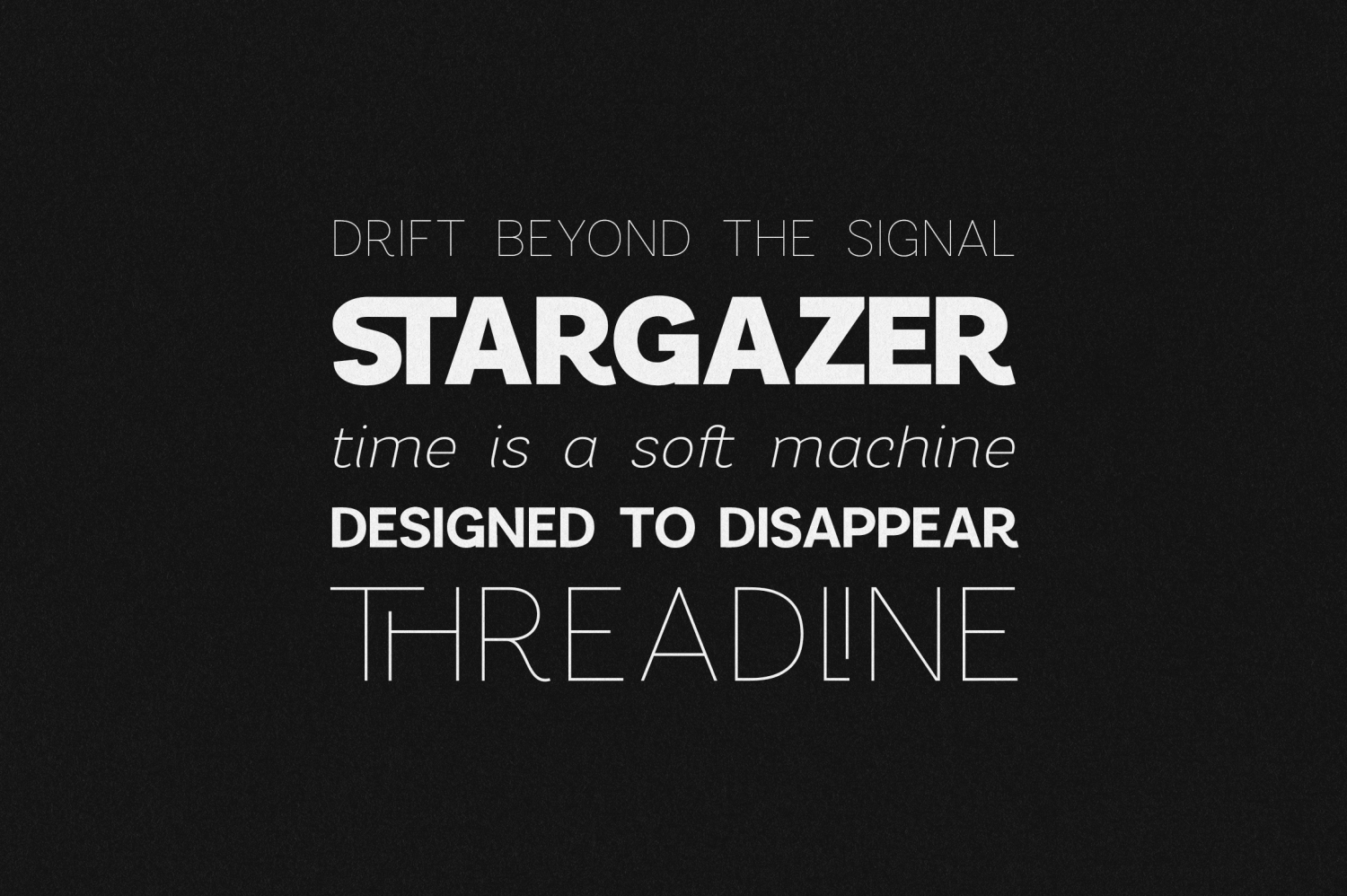 Modo Font Poster #1