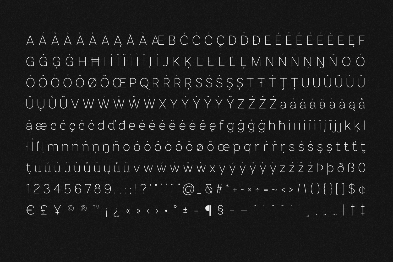 Modo Font Poster #1