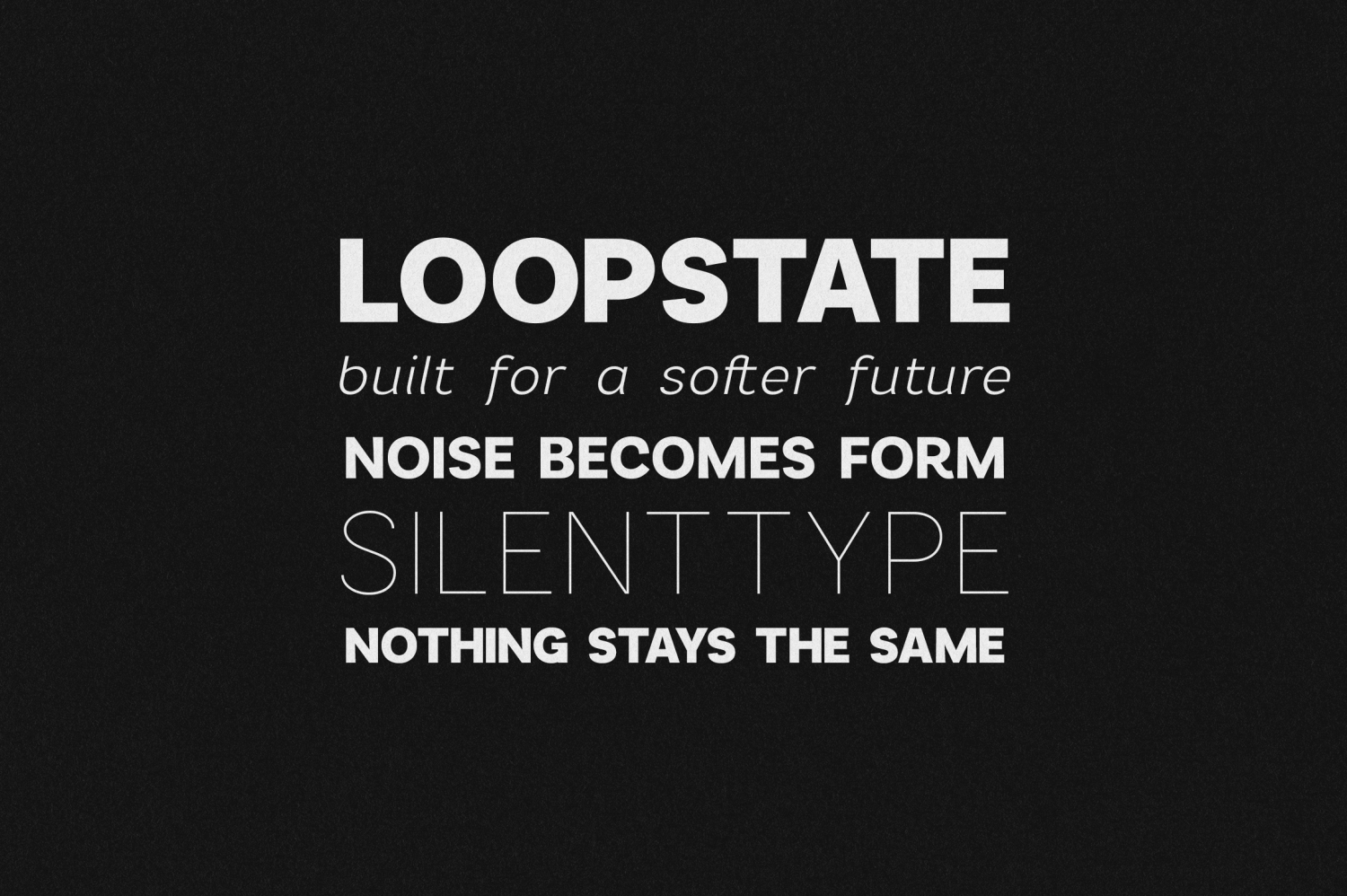 Modo Font Poster #1