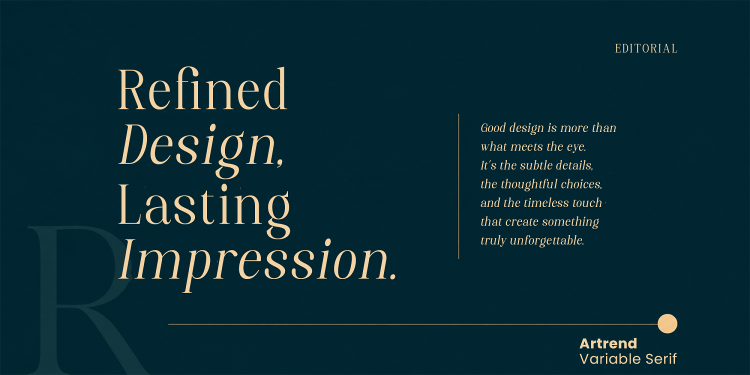 Artrend Font Poster #7