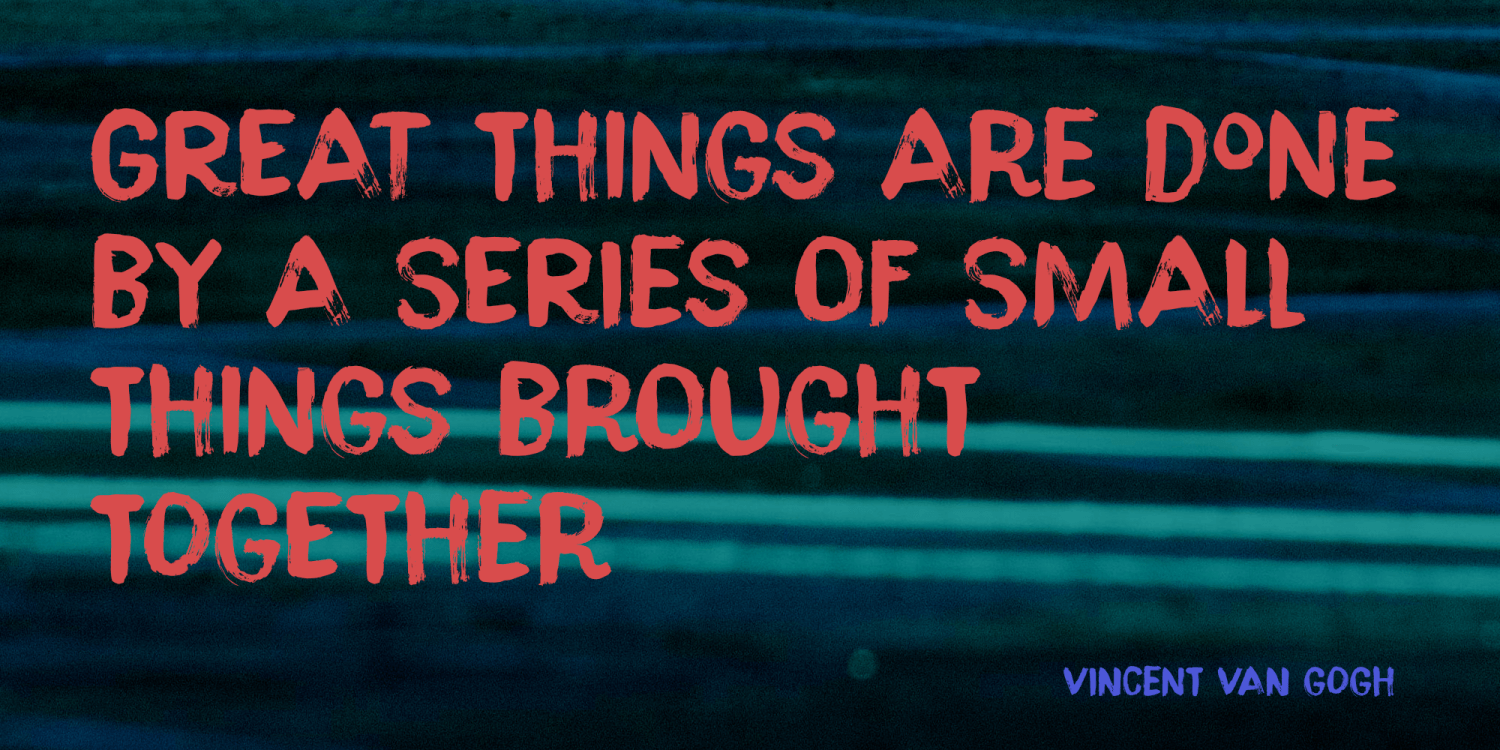 Brush Therapy Font Poster #1