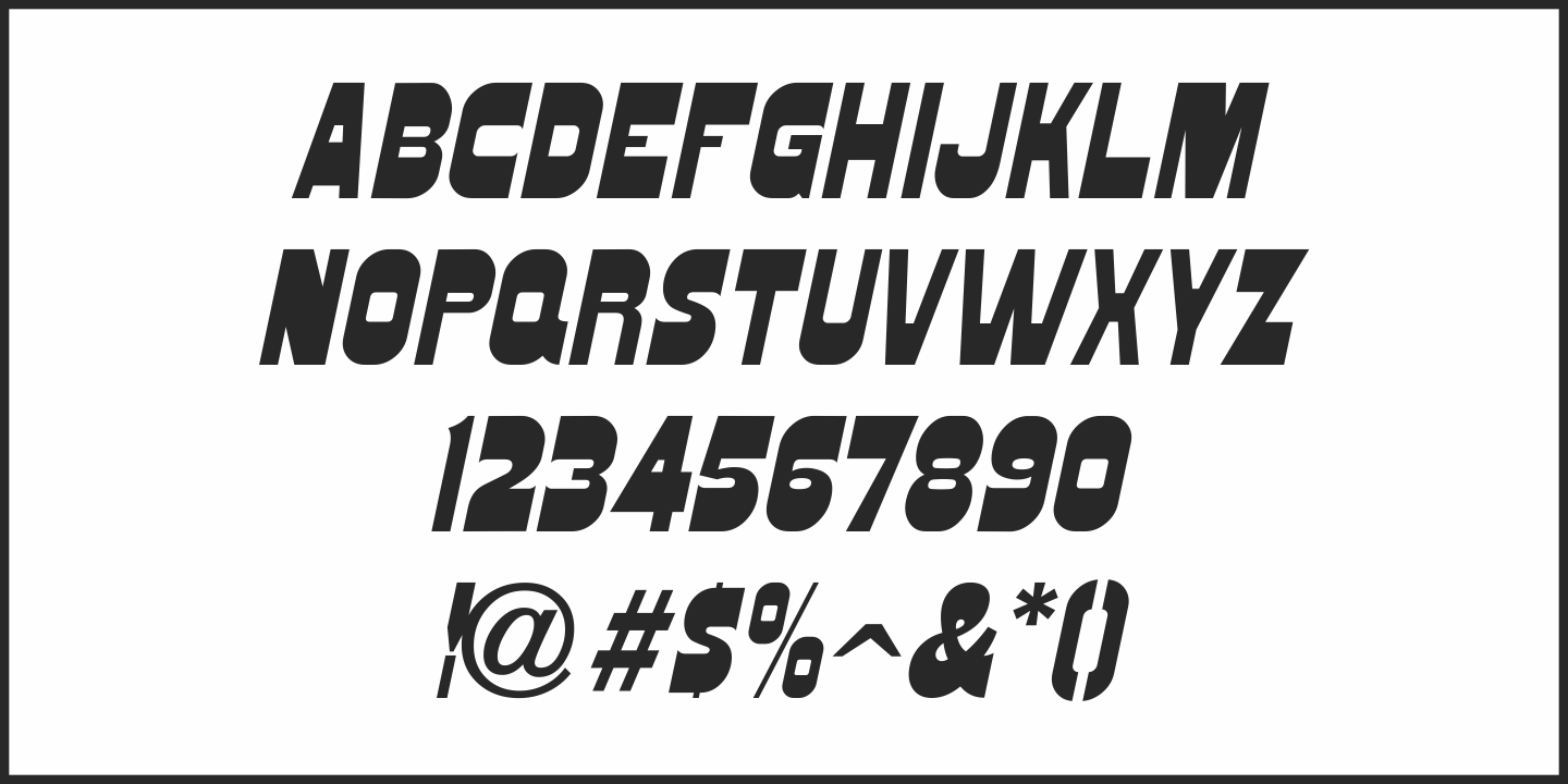 Wood Gothic Font Poster #1