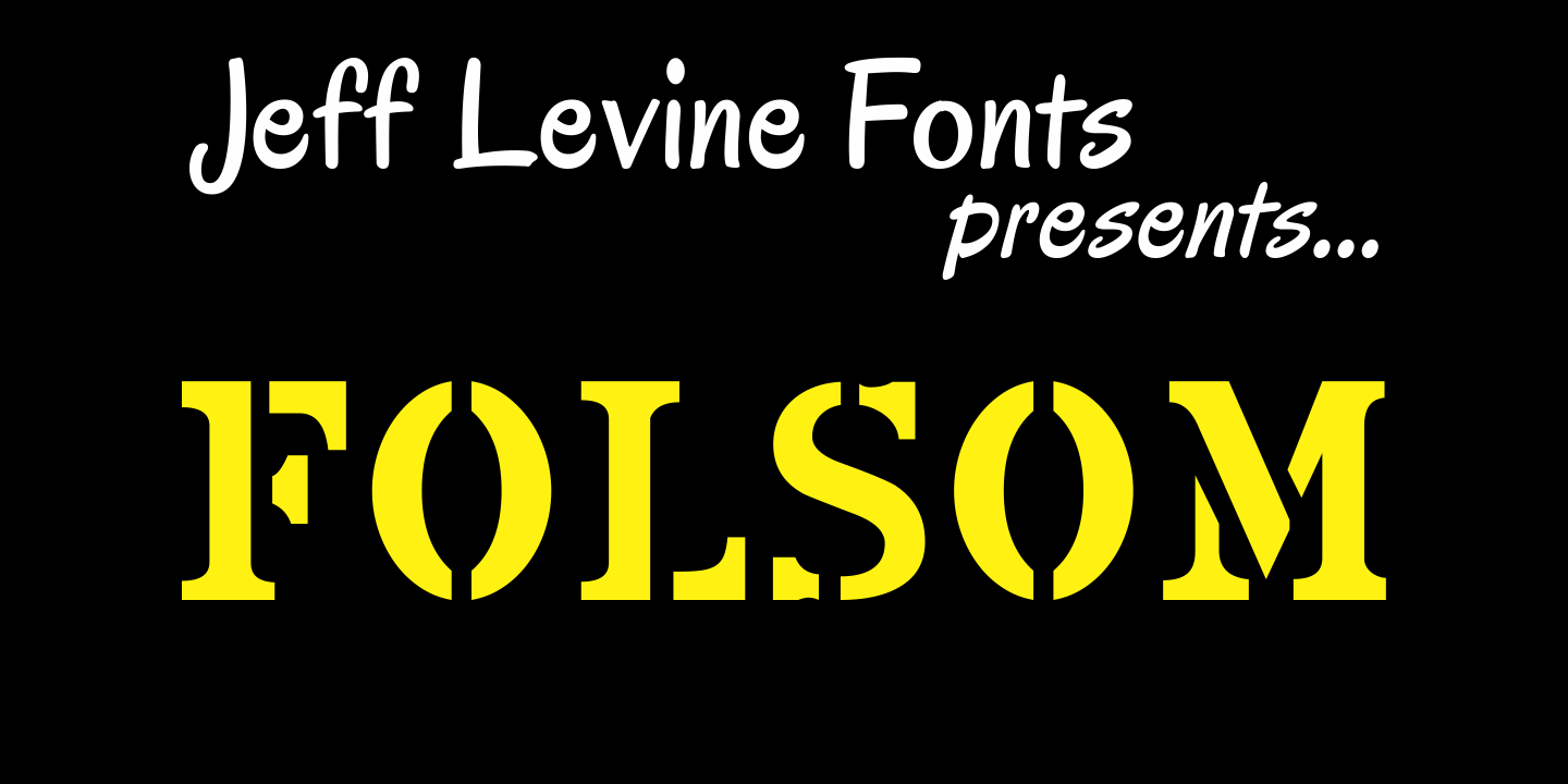 Folsom Font Family Poster