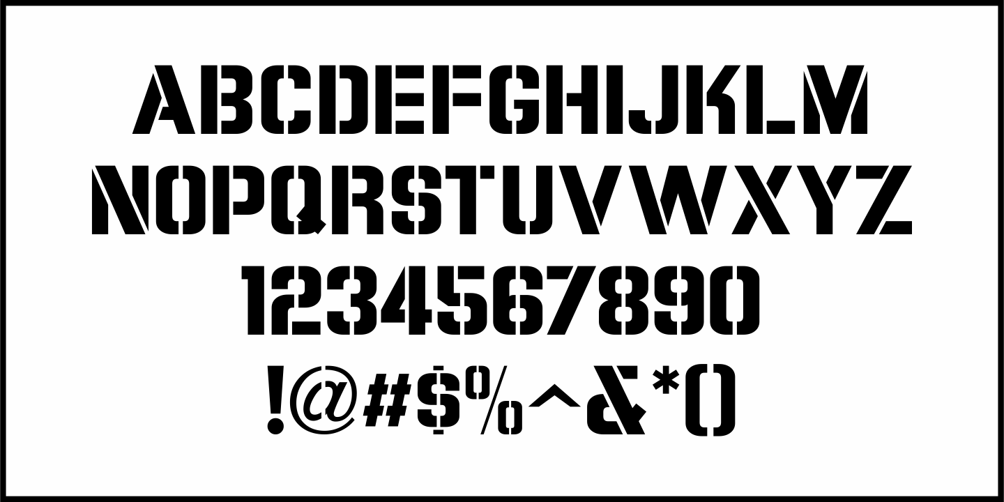 Secret File Font Poster #3