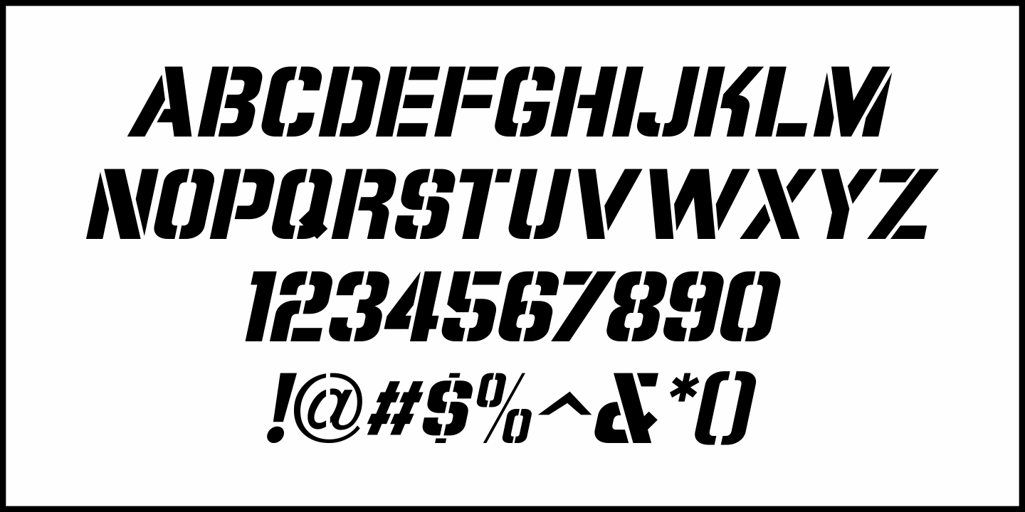 Secret File Font Poster #5