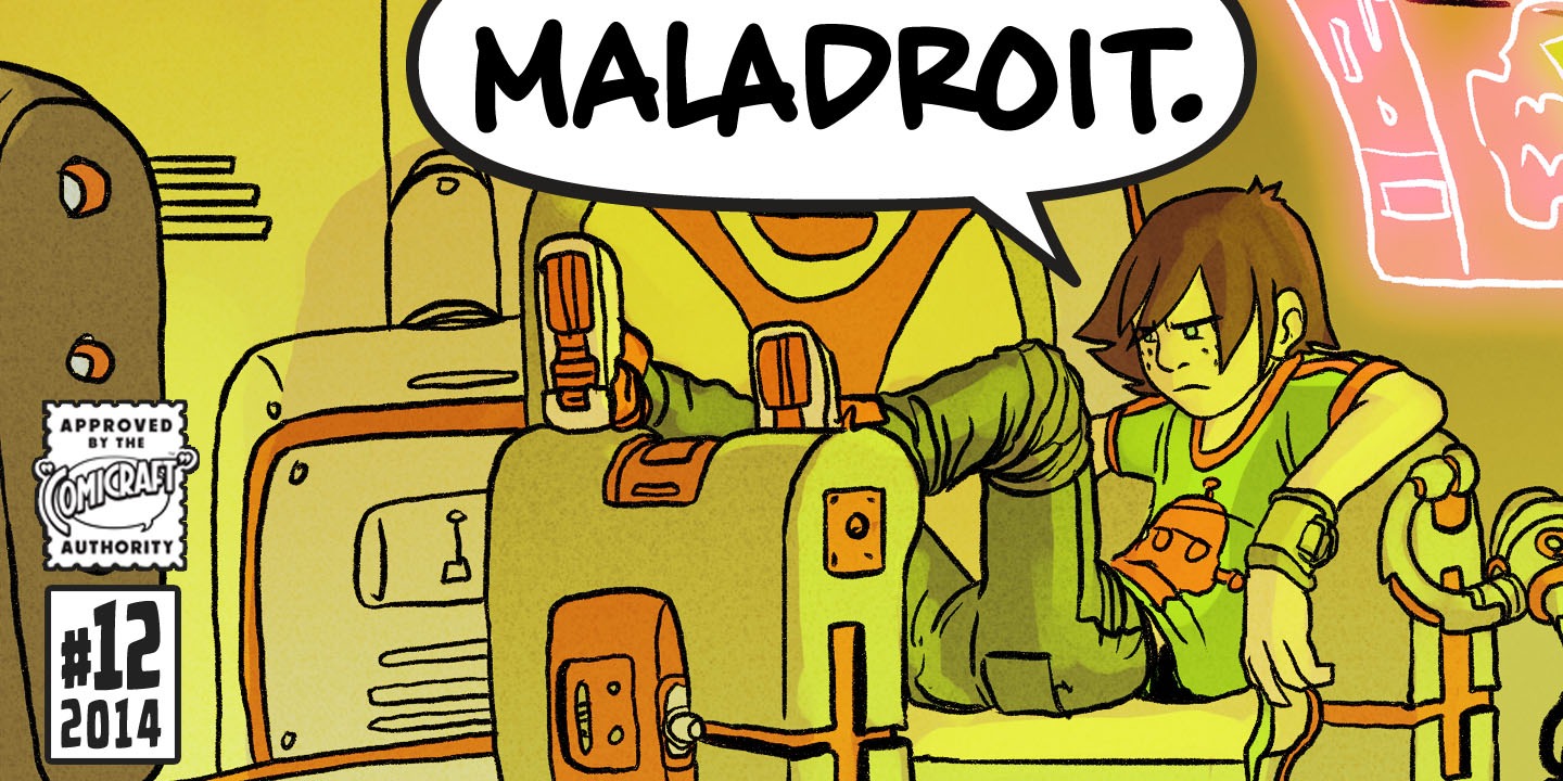 Maladroit Font Poster #1