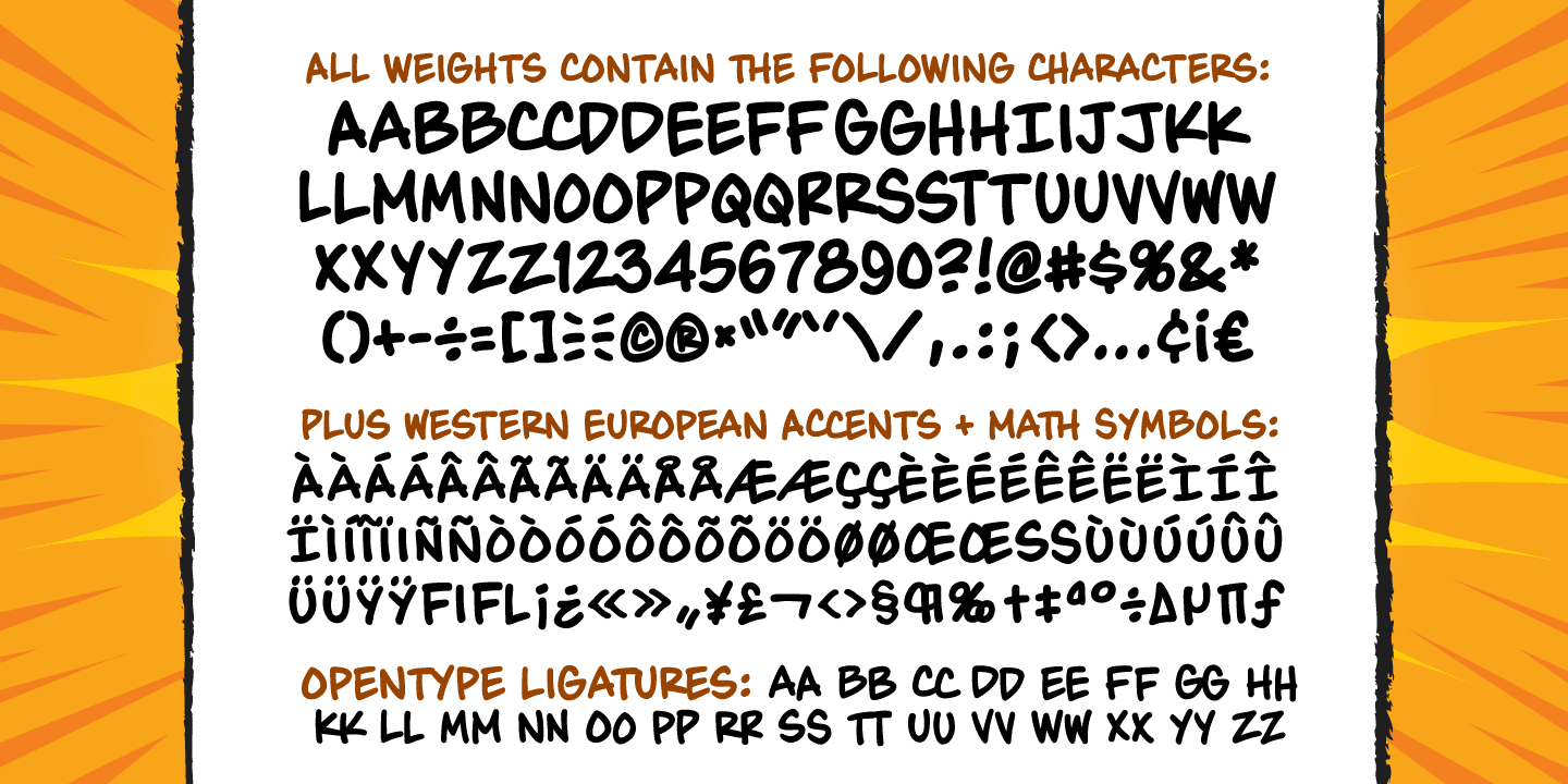 Maladroit Font Poster #1