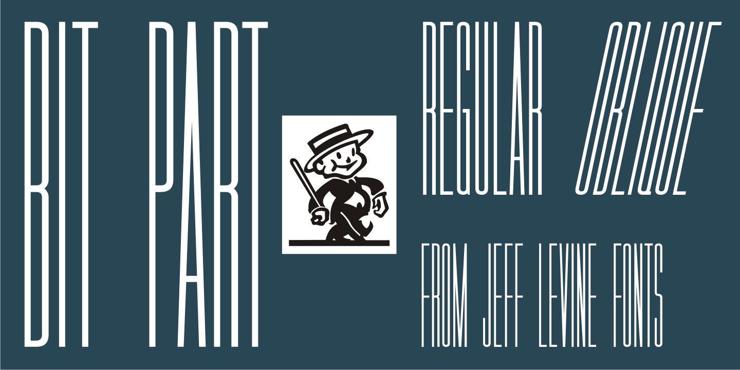 Bit Part Font Family Poster