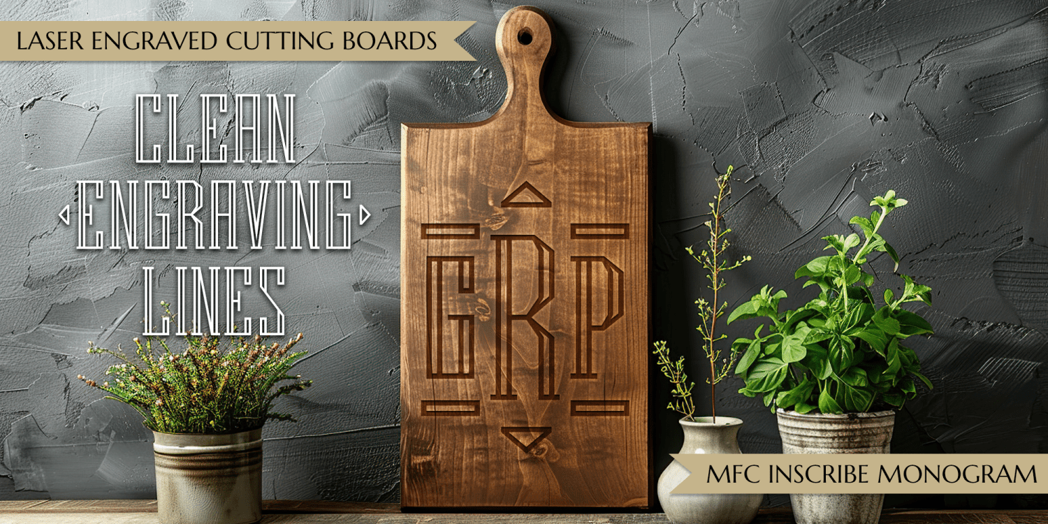 MFC Inscribe Monogram Font Poster #1