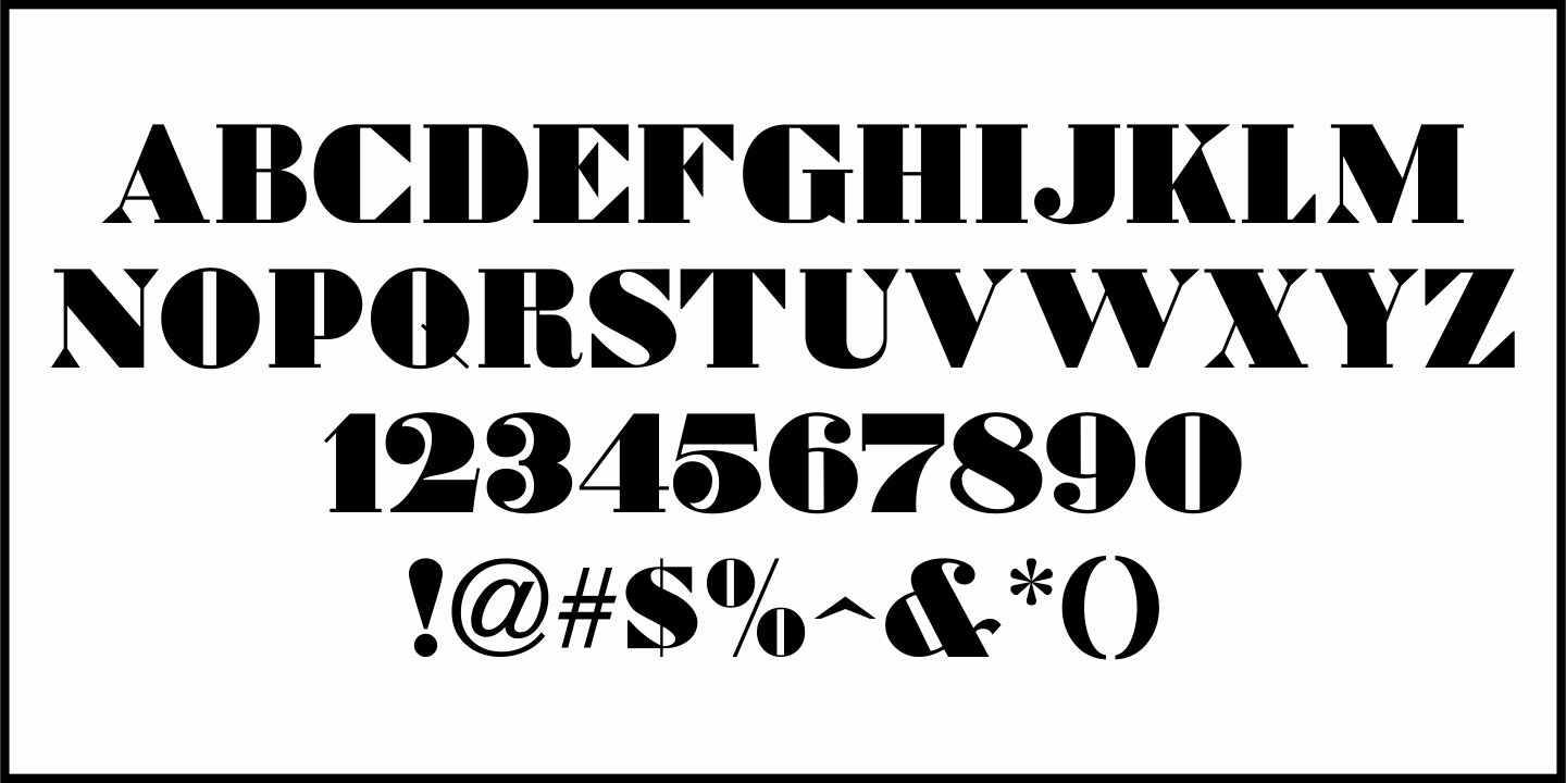 Trade Exhibitor Font Poster #3