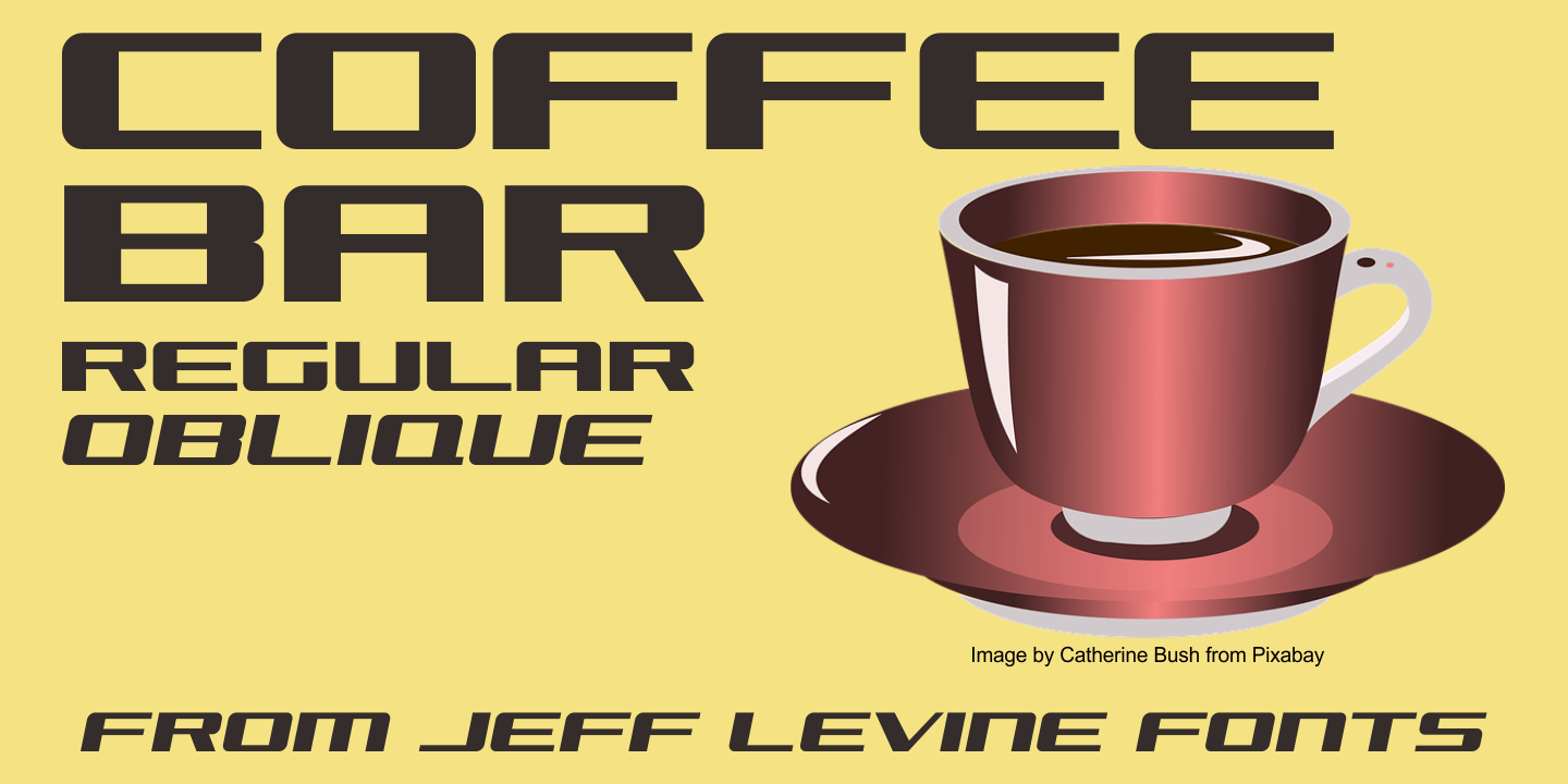Coffee Bar Font Poster #1
