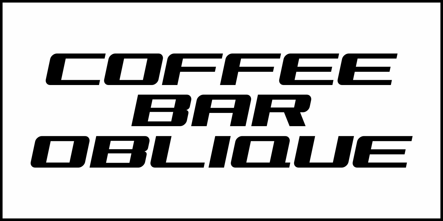 Coffee Bar Font Poster #4