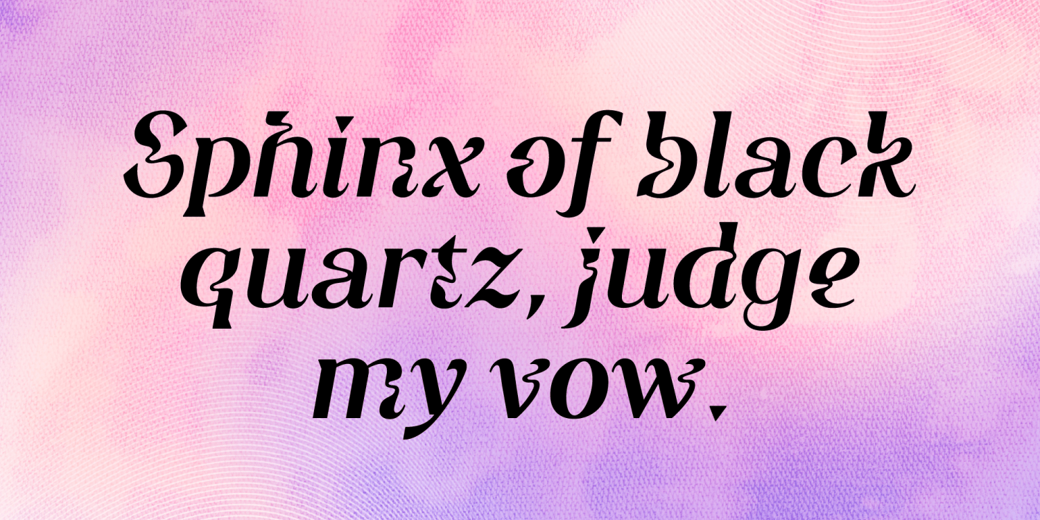 Deliria Font Poster #1