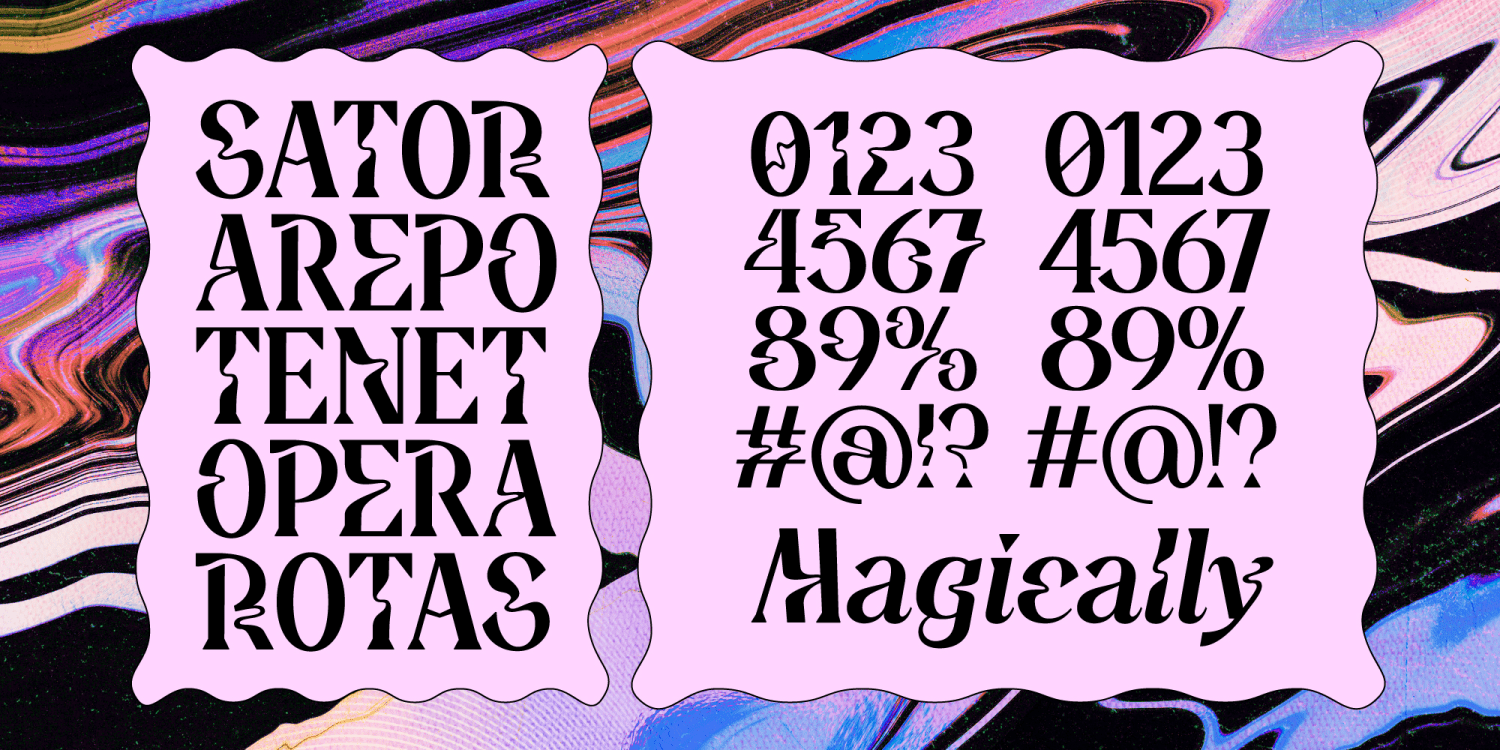 Deliria Font Poster #1