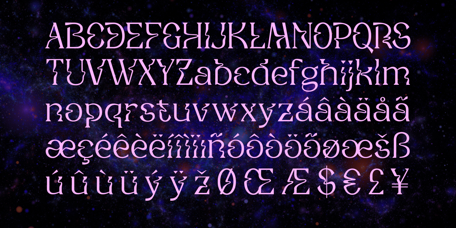 Deliria Font Poster #1