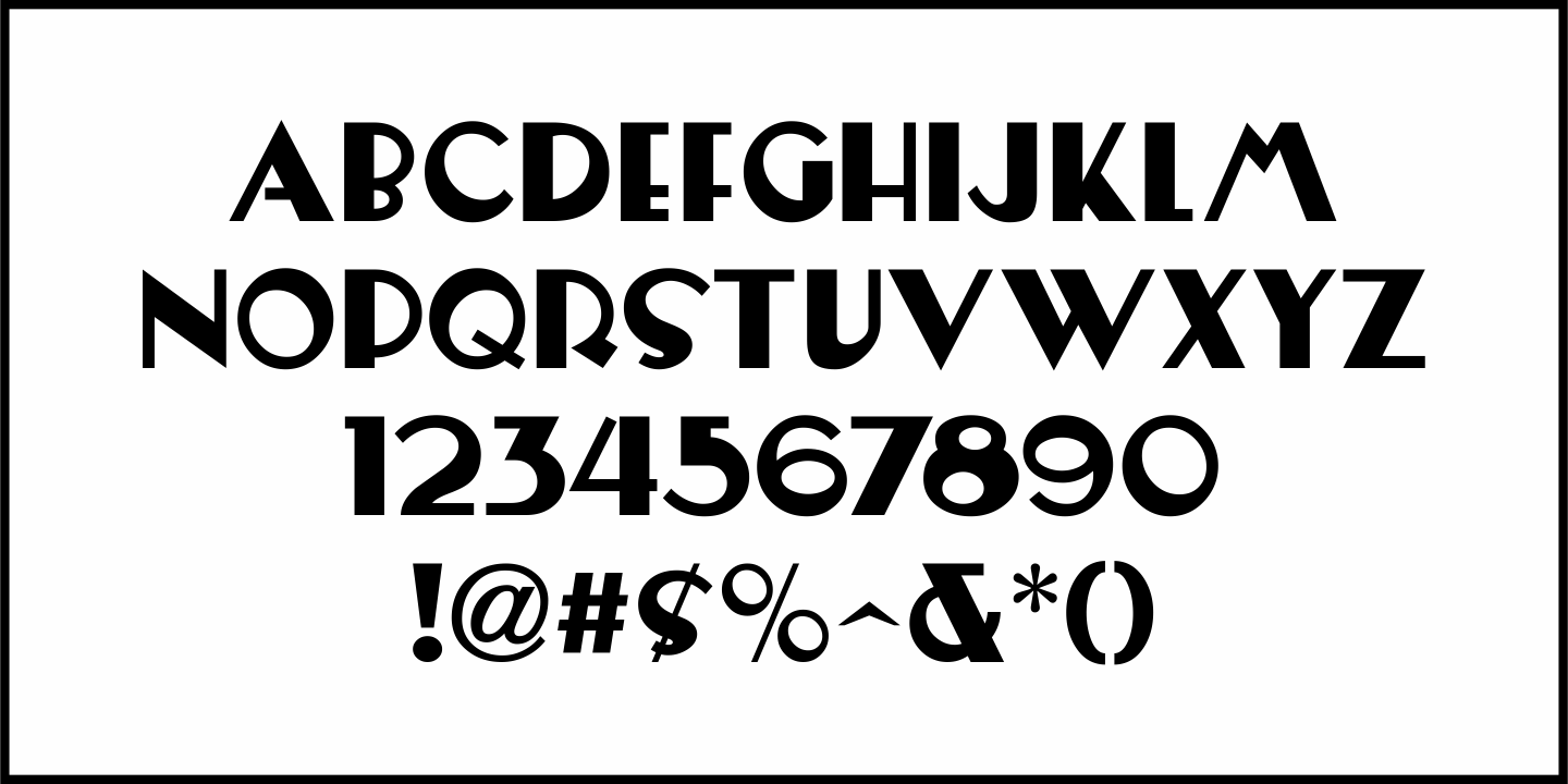 Movie Fan Font Poster #1