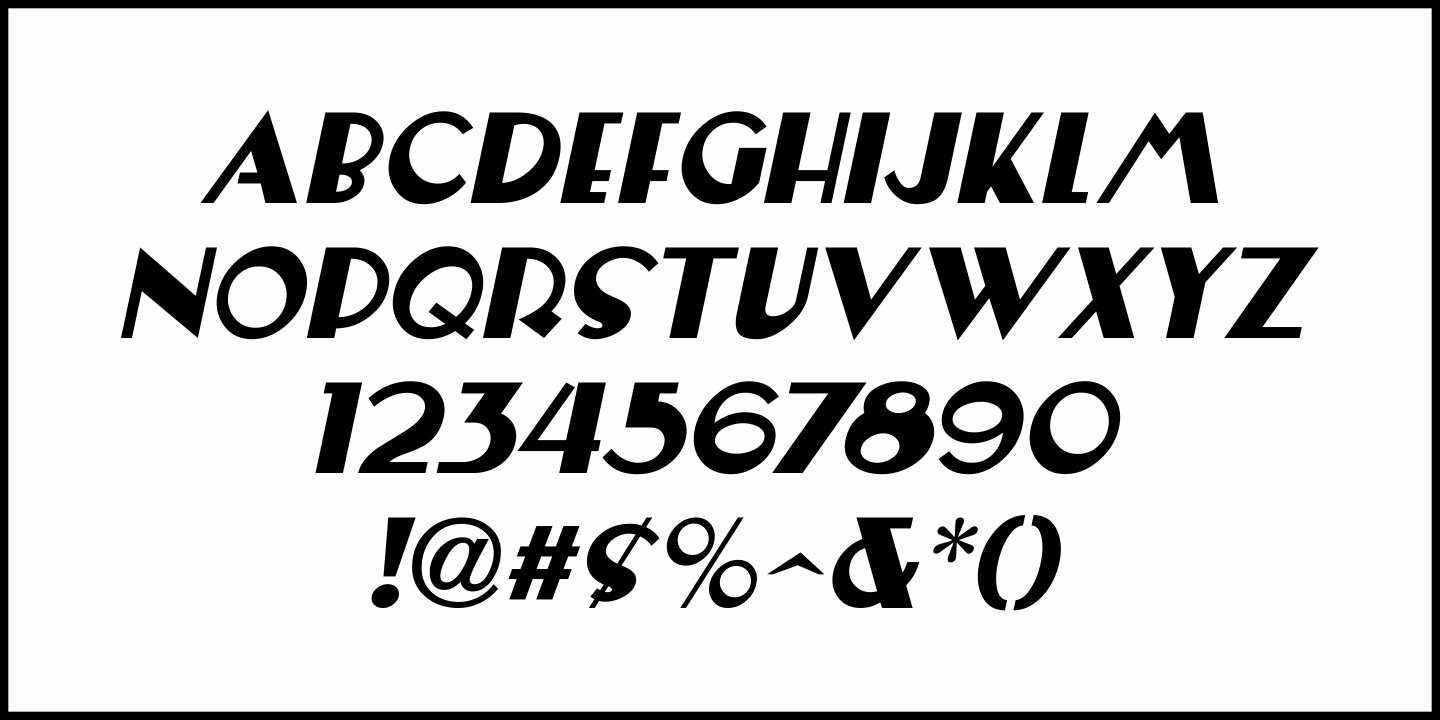 Movie Fan Font Poster #1