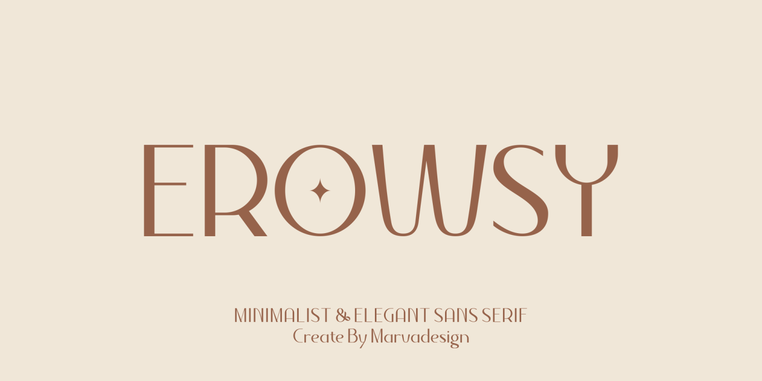 Erowsy Font Family
