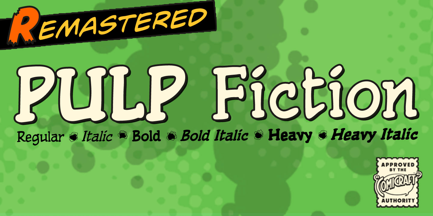 Pulp Fiction Font Poster #1