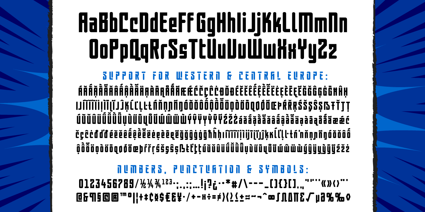 Enemy Lines Font Poster #1