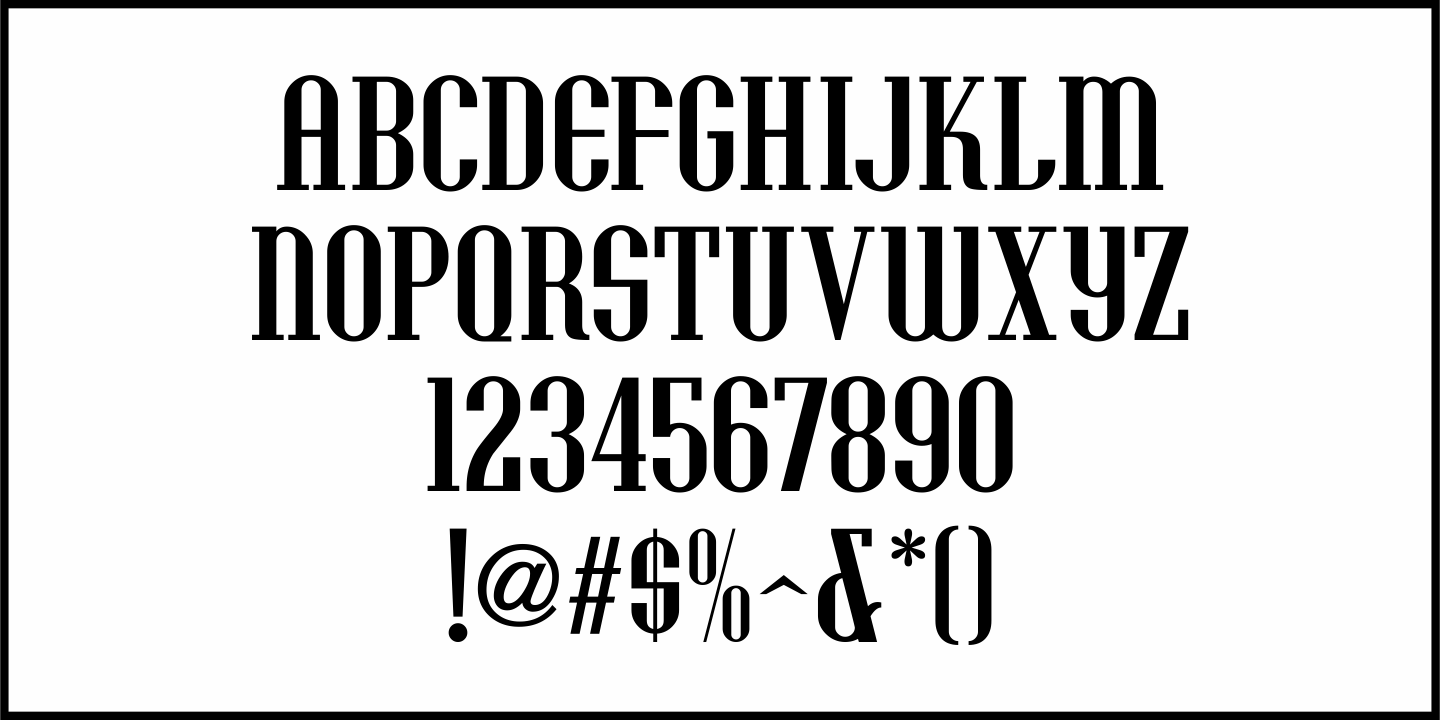 Vacation Resort Font Poster #1