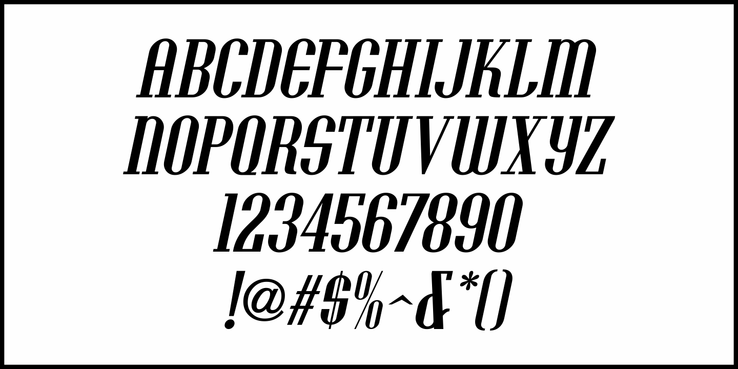 Vacation Resort Font Poster #1