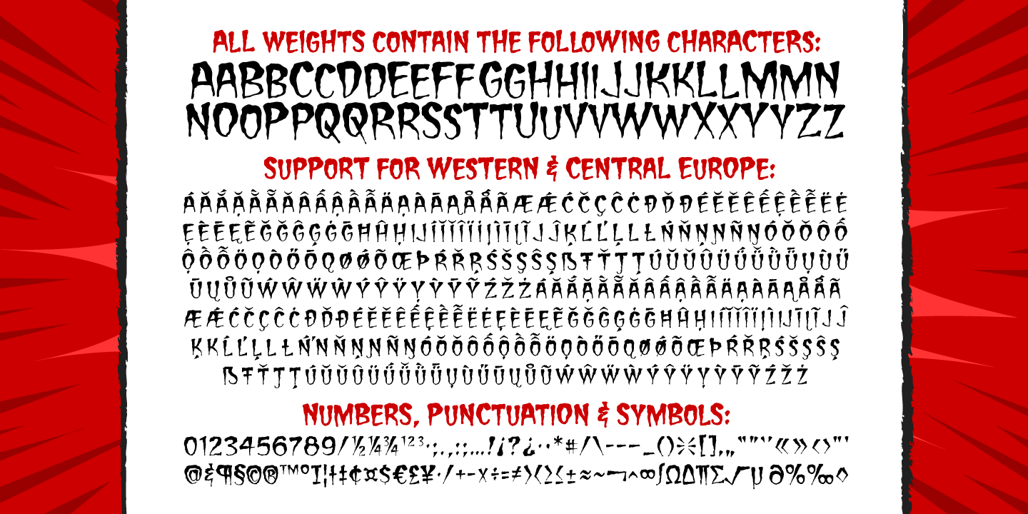 Carry on Screaming Font Poster #1