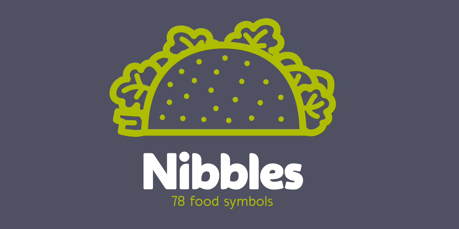 Nibbles Font Poster #1