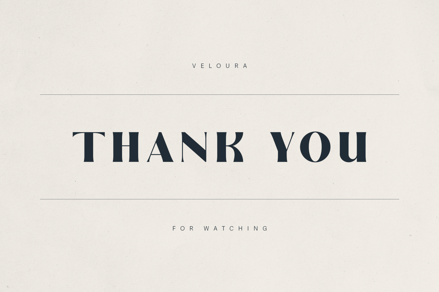 Veloura Font Poster #1