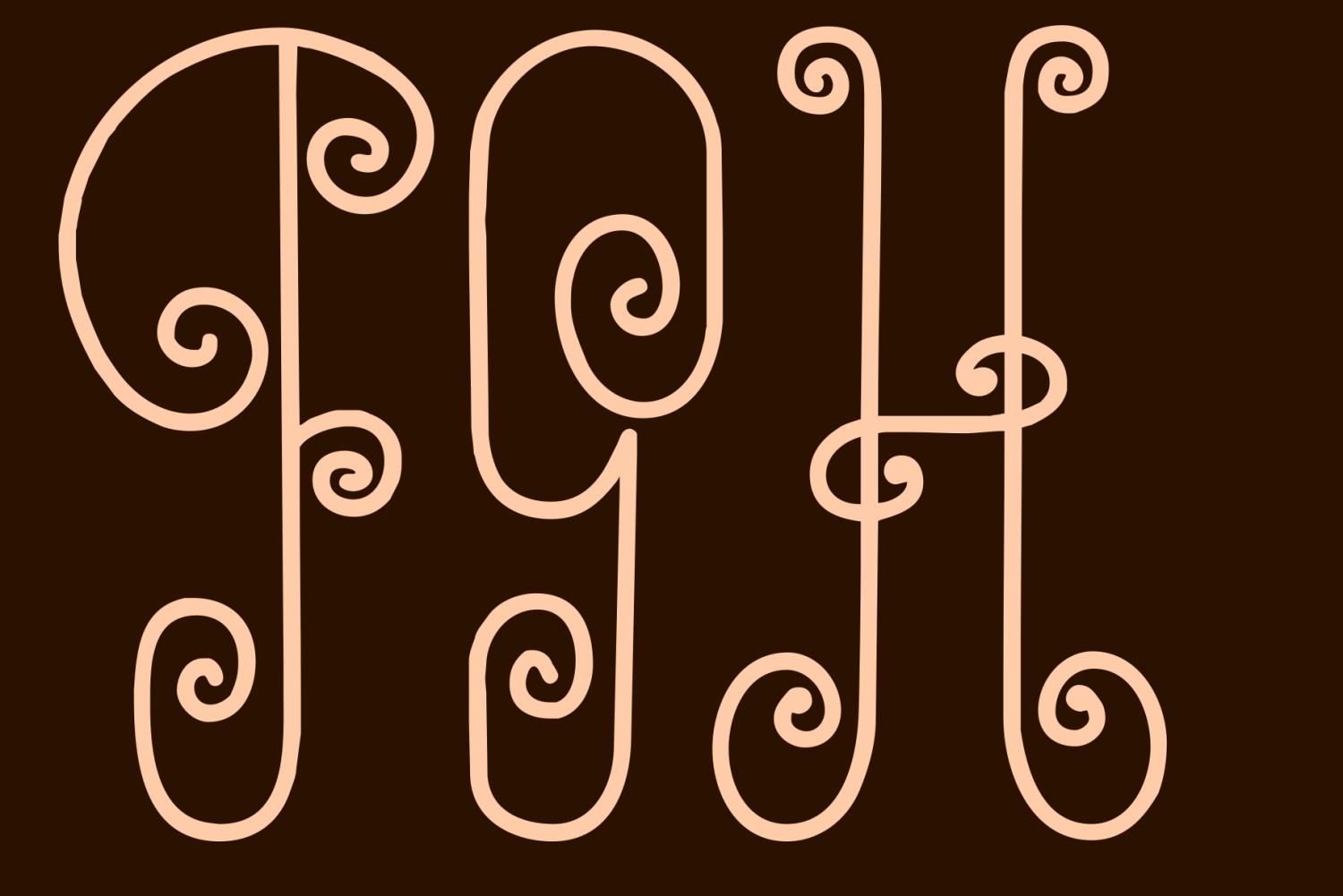 Chyrllene Font Poster #1